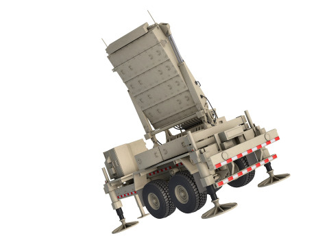 ANTPQ-53 Radar Trailer Model 3D
