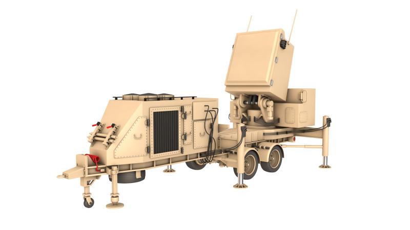 Raytheon GhostEye MR radar 3D Model .c4d .max .obj .3ds .fbx .stl .blend 