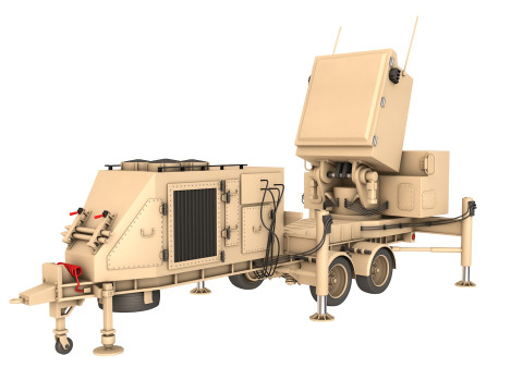 Raytheon GhostEye MR radar Modelo 3D