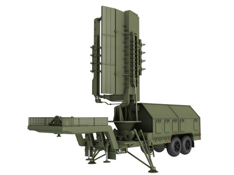 36D6M1-1 mobile radar 3D 模型