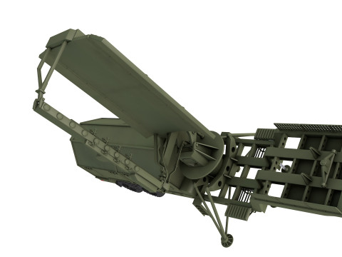 36D6M1-1 mobile radar 3D Model