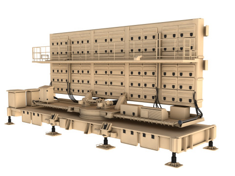 ELM-2080 Green Pine Radar 3D Model