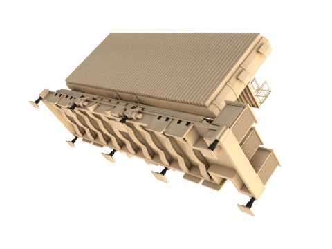 ELM-2080 Green Pine Radar Model 3D