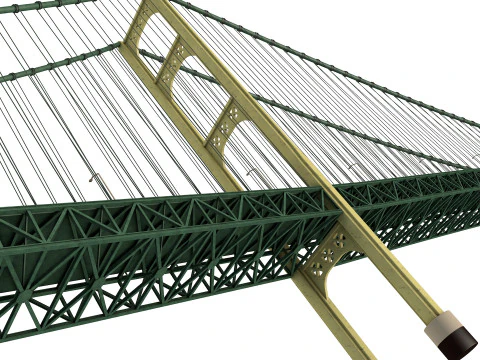 Mackinac Bridge 3D Model