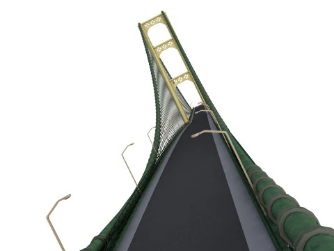 Mackinac Bridge 3D Model