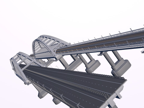 Crimean Bridge 3D Модель