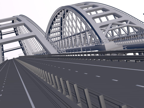 Crimean Bridge 3D Модель