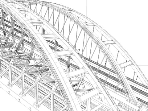 Crimean Bridge 3D Модель