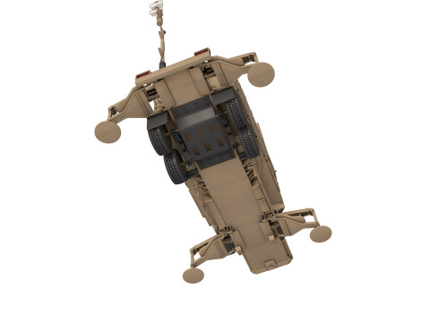 AN MPQ 53 Radar Modèle 3D