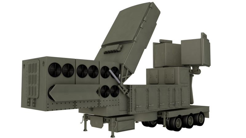LTAMDS Lower Tier Air and Missile Defense Sensor Modèle 3D .c4d .max .obj .3ds .fbx .stl .blend