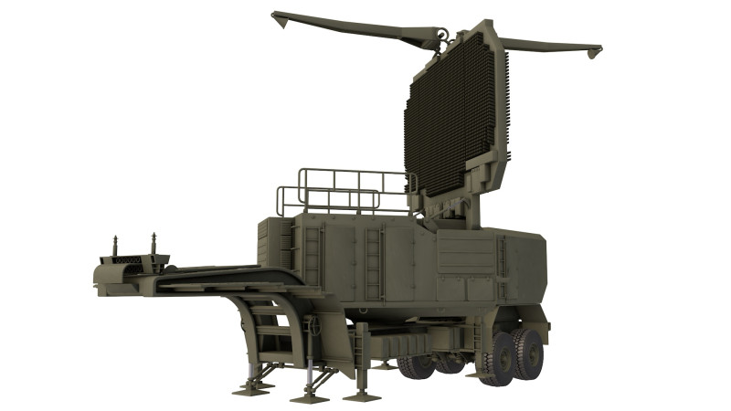 64N6E2 radar 3D Модель .c4d .max .obj .3ds .fbx .stl .blend 