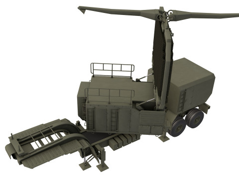 64N6E2 radar 3D Модель