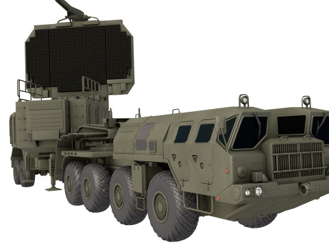 64N6 Tombstone 64N6E2 radar 3D Модель