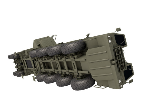 64N6 Tombstone 64N6E2 radar 3D Модель
