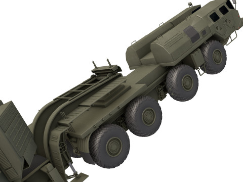 64N6 Tombstone 64N6E2 radar 3D Модель