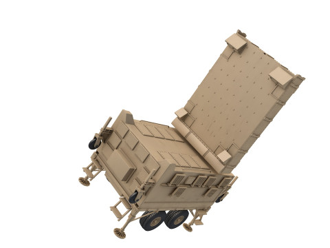 AN TPQ-37 Firefinder Radar 3D Modell