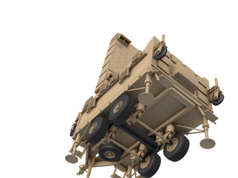 AN TPQ-37 Firefinder Radar 3D Modell