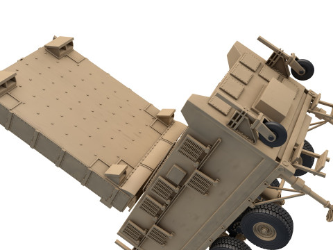 AN TPQ-37 Firefinder Radar 3D Modell