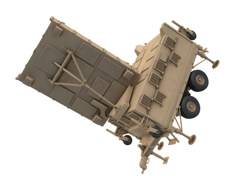 AN TPQ-37 Firefinder Radar 3D Modell
