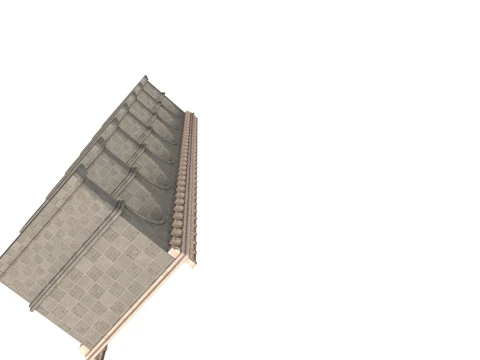 Arched stone bridge 3D Model