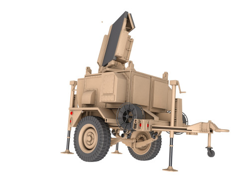 AN-MPQ-64 Sentinel Radar Modèle 3D