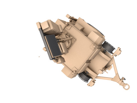 AN-MPQ-64 Sentinel Radar Modèle 3D