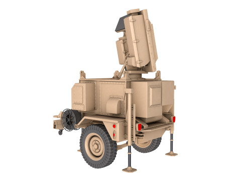 AN-MPQ-64 Sentinel Radar Modèle 3D