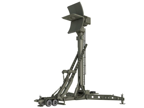 76N6 蛤壳式 FMCW 采集雷达 3D 模型