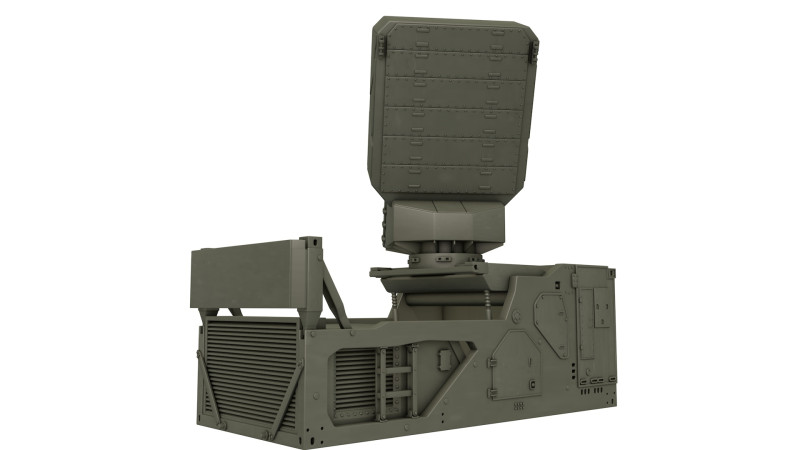 Ground Fire 300 Multi Function Radar Model 3D .c4d .max .obj .3ds .fbx .stl .blend