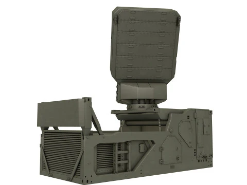 地火 300 多功能雷达 3D 模型