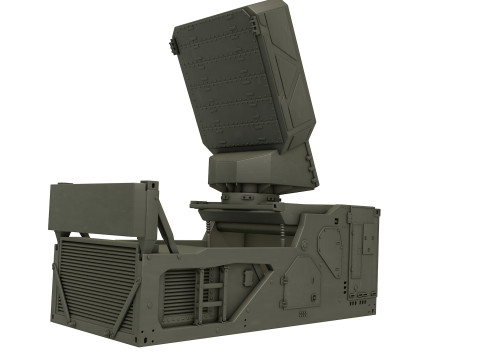 Ground Fire 300 Multi Function Radar Model 3D