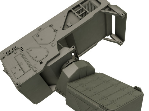 Ground Fire 300 Multi Function Radar Model 3D