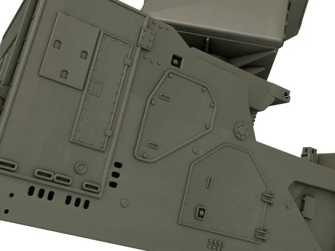 Ground Fire 300 Multi Function Radar 3D Model