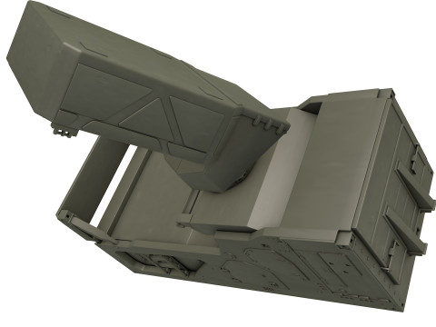 Ground Fire 300 Multi Function Radar Model 3D