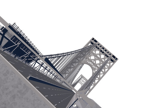 George Washington Bridge Model 3D