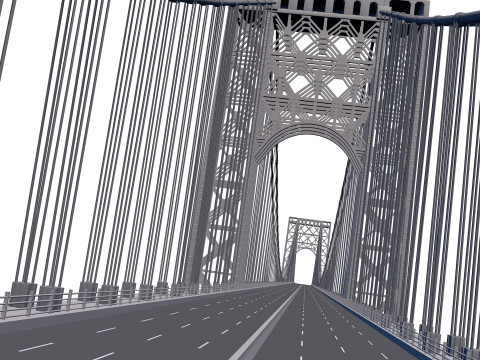 George Washington Bridge Model 3D
