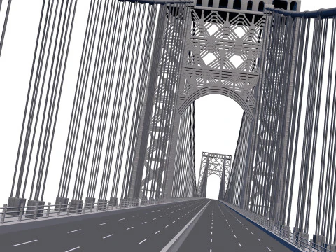 George Washington Bridge 3D Model