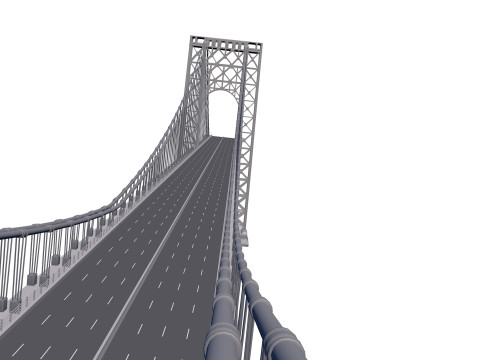 George Washington Bridge Model 3D