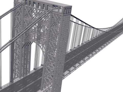 George Washington Bridge Model 3D
