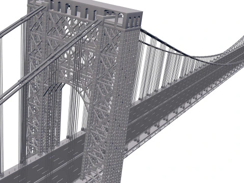 George Washington Bridge 3D Model