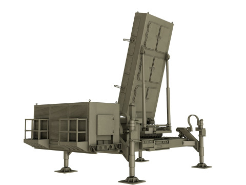 EL M-2084 Radar Model 3D
