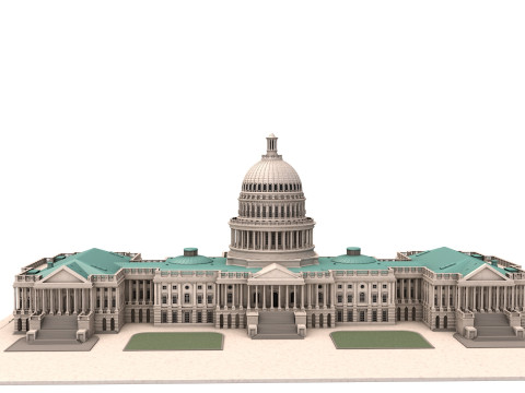 United States Capitol 3D 모델