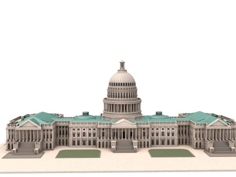 United States Capitol 3D Model
