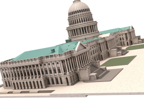 United States Capitol 3D Model
