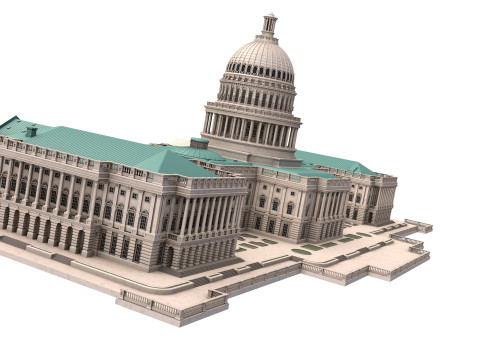 United States Capitol 3D 모델