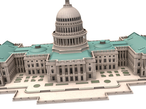 United States Capitol 3D 모델