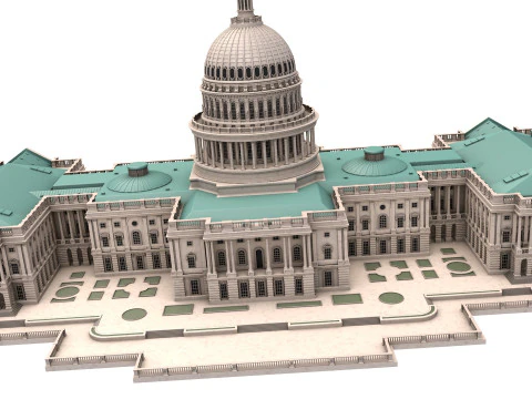 United States Capitol 3D Model