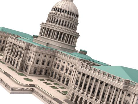 United States Capitol 3D 모델