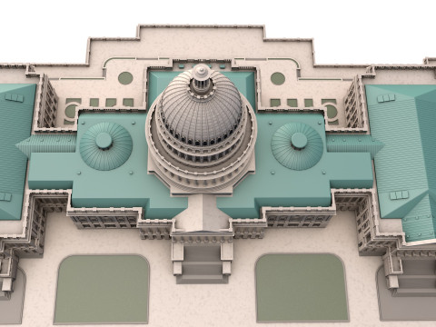 United States Capitol 3D 모델
