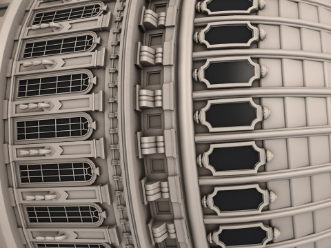 United States Capitol 3D 모델